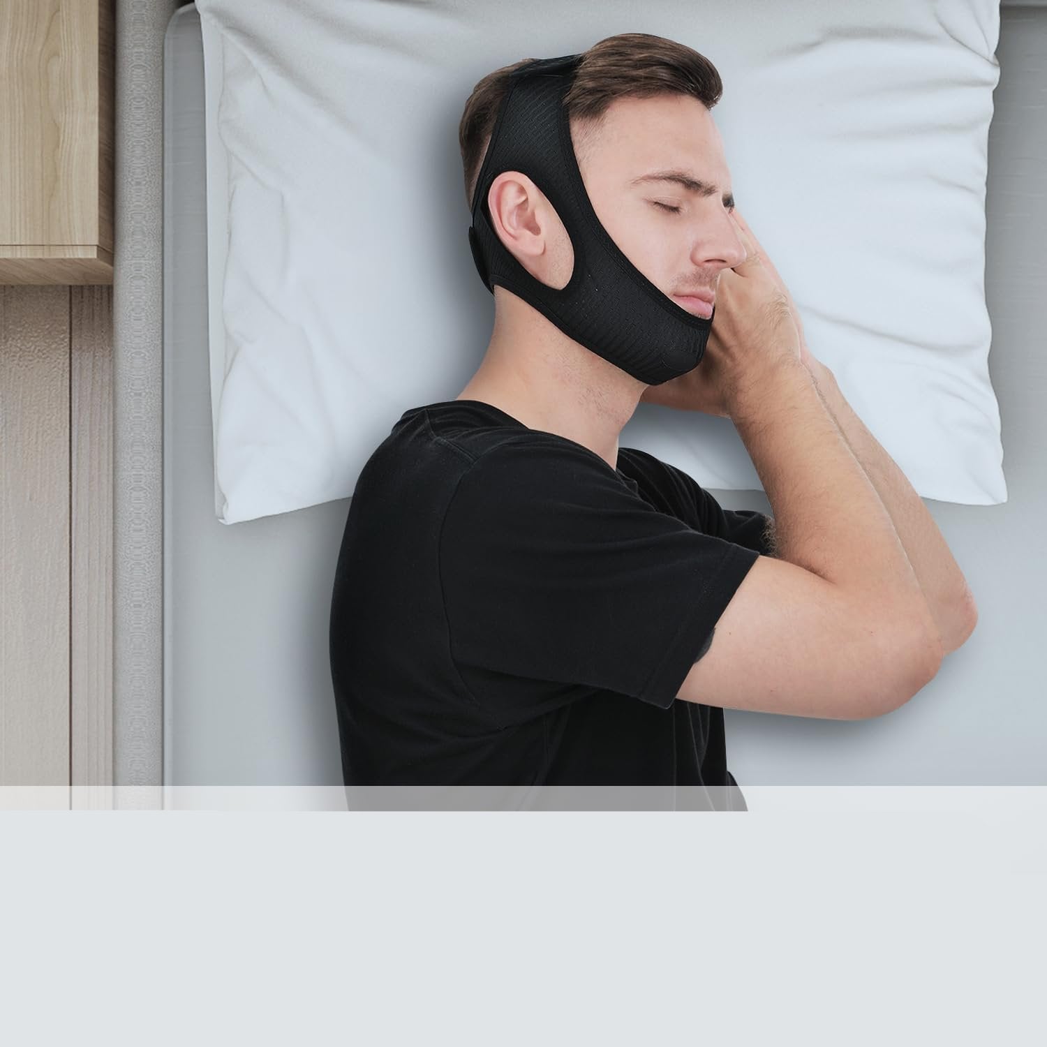 SnoreGuard – Bequemer Kinnriemen für besseren Schlaf 1