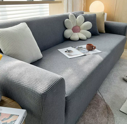 Sofabezug Rutschfest Jacquard Stoff Leicht Für Haustierbesitzer Sofahusse Couch Überzug 2