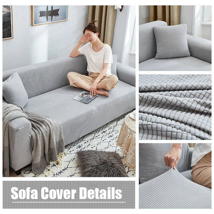 Sofabezug Rutschfest Jacquard Stoff Leicht Für Haustierbesitzer Sofahusse Couch Überzug 6