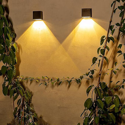 Solar LED Außenwandlampe – Wetterfeste Aussenleuchte für stilvolle Außenbeleuchtung im Garten 5