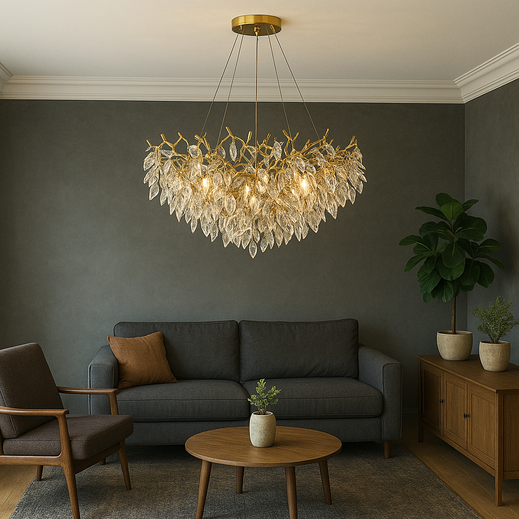 Solenor | Runder Kristallleuchter für anspruchsvolles Interieur 0