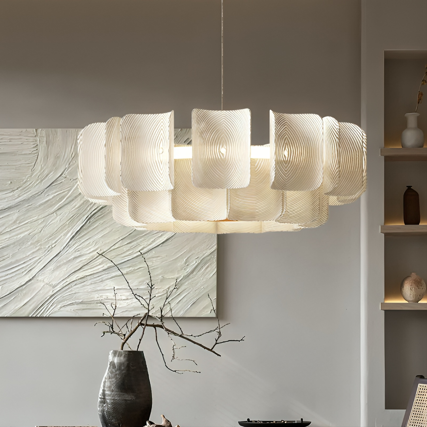 Solvion | Moderner Wabi-Sabi-Kronleuchter im japanischen Stil 1