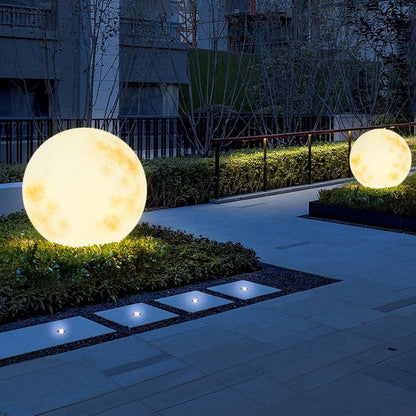 Solvyn | Sphärische solarbetriebene Gartenmondlampe 5
