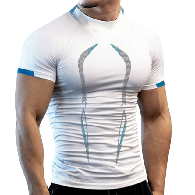 Herren Sporthemd Atmungsaktiv Schnell Trocknend Elastische Passform-3