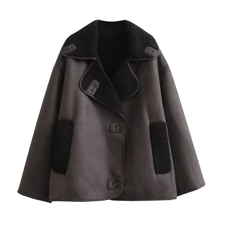 Sophia | Elegante Warme Damenjacke aus Leder 5