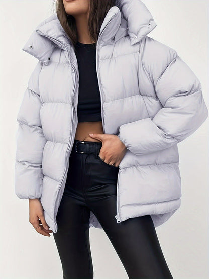 Sophia | Moderne Kurze Winterjacke mit Kapuze 4