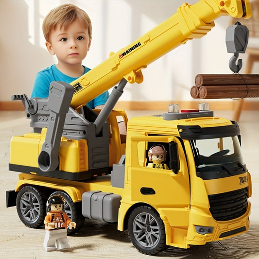 Spielzeug-Kranwagen mit Lichtern und Geräuschen 0