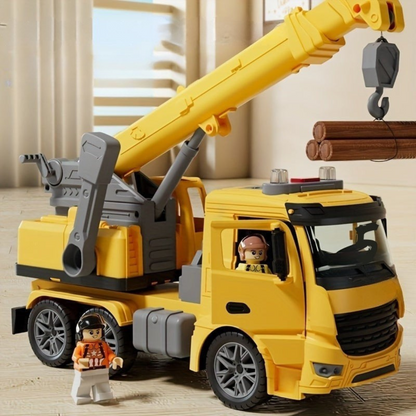 Spielzeug-Kranwagen mit Lichtern und Geräuschen 5