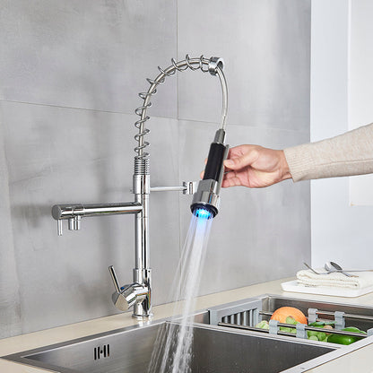 SpringTwin - Fortschrittlicher Wasserhahn mit zwei Ausgängen 1