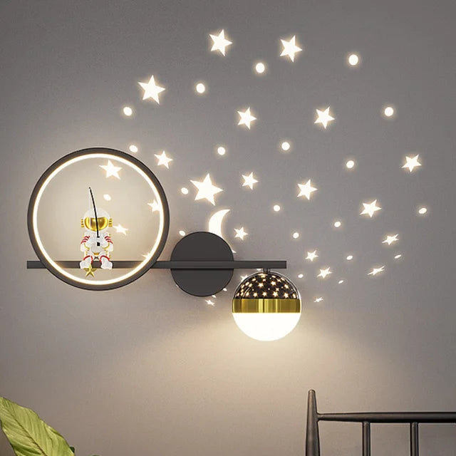 Stilvolle Wandleuchte Kinderzimmer – Sanfte LED Wandlampe mit Freundlichem Design für Eine Beruhigende Atmosphäre 2