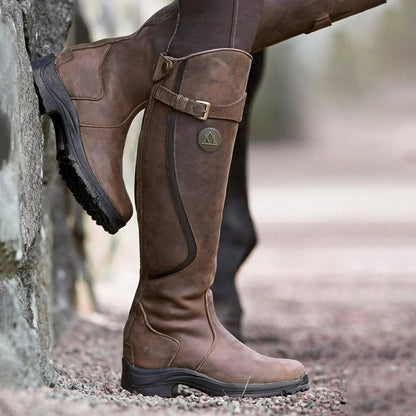 Stilvolle wasserdichte kniehohe Stiefel für Damen 0