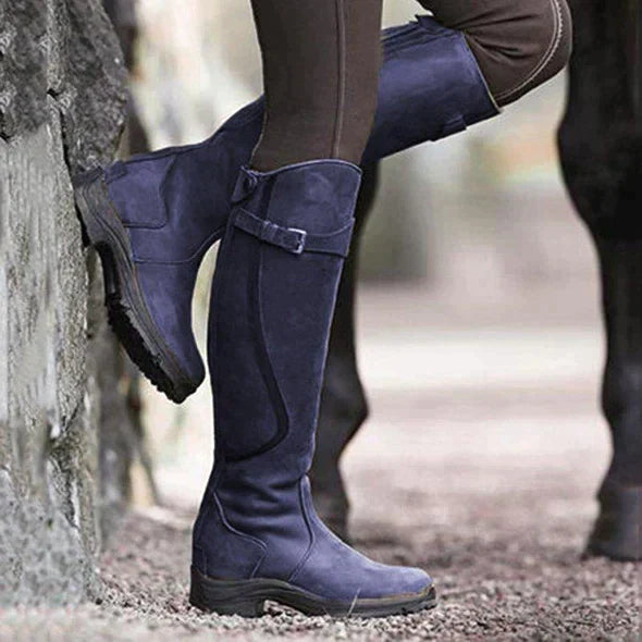 Stilvolle wasserdichte kniehohe Stiefel für Damen 3
