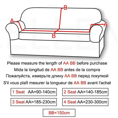 Stretch-Samt Sofabezug Maßgeschneiderte Passform Waschmaschinenfest Eleganter Couch Überzug 5