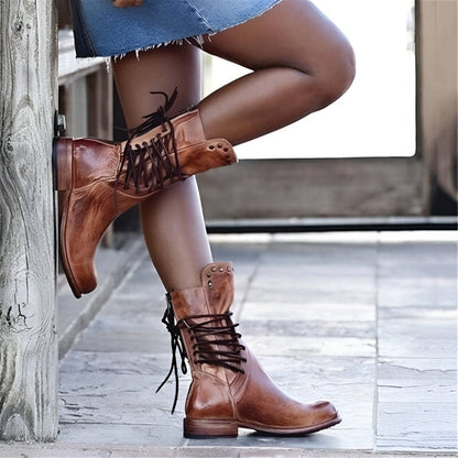 Tatiana | Stilvolle, robuste Stiefel mit halbhoher Wadenhöhe für Damen 1