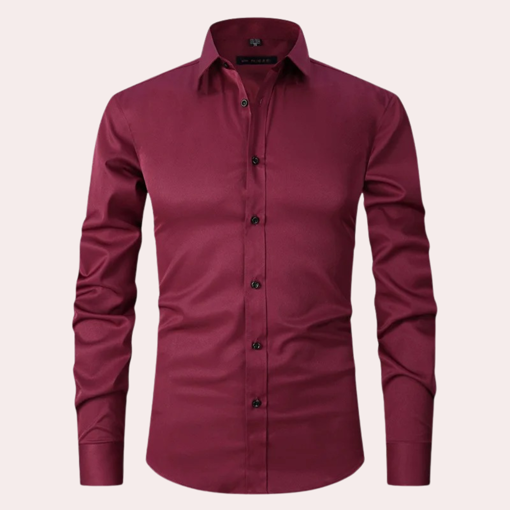 Teddy Classic Stretch Men's Shirt - Versatile, Comfortable, Breathable Summer Wear-1