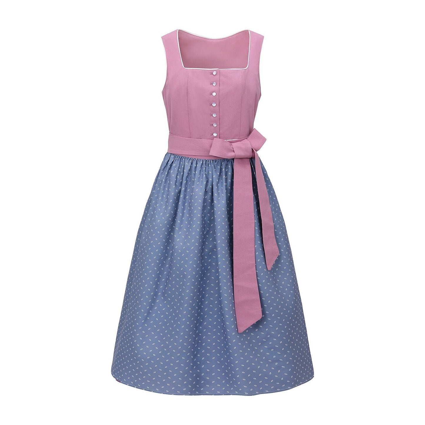 Traditionelles bayerisches Dirndlkleid mit Schürze 1