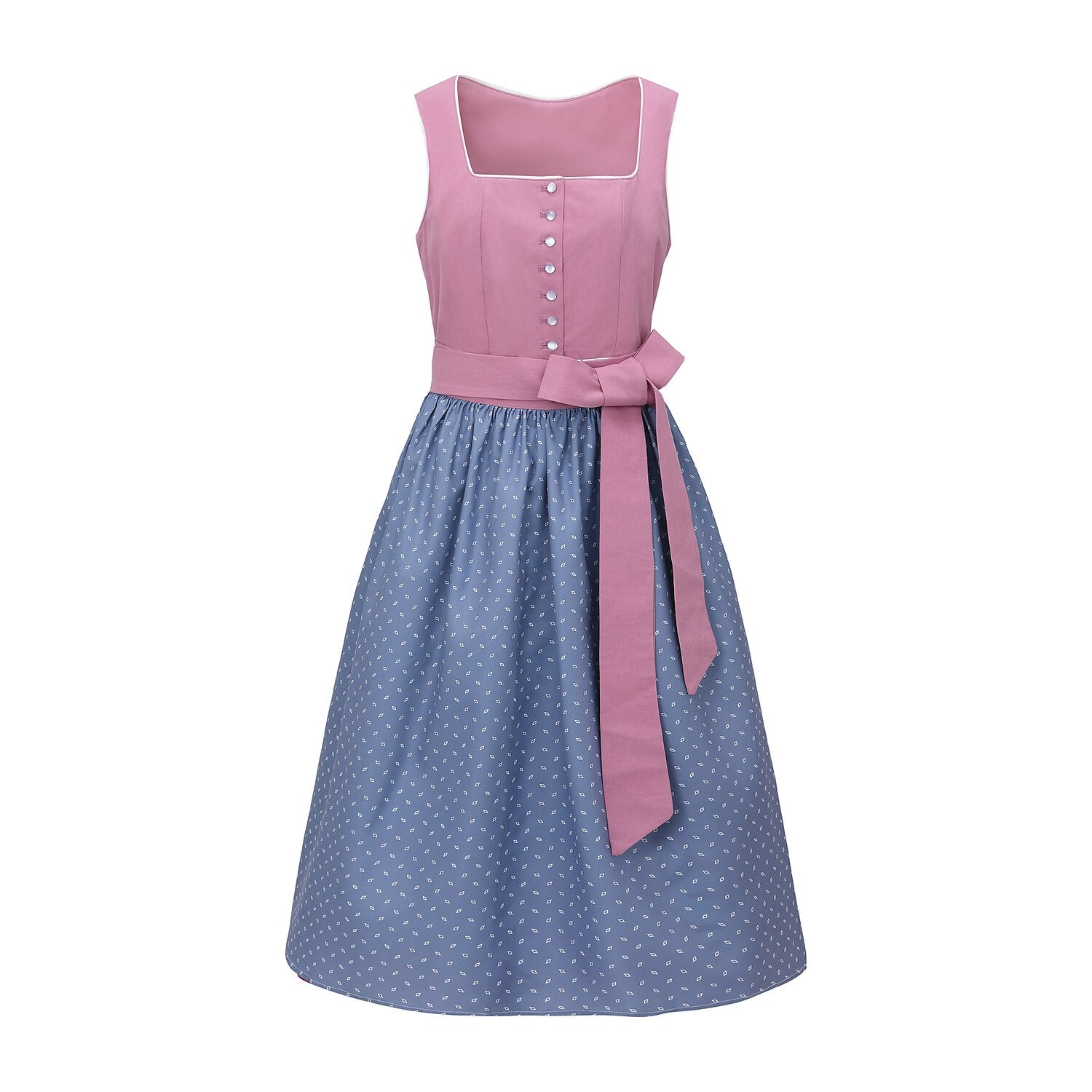 Traditionelles bayerisches Dirndlkleid mit Schürze 1