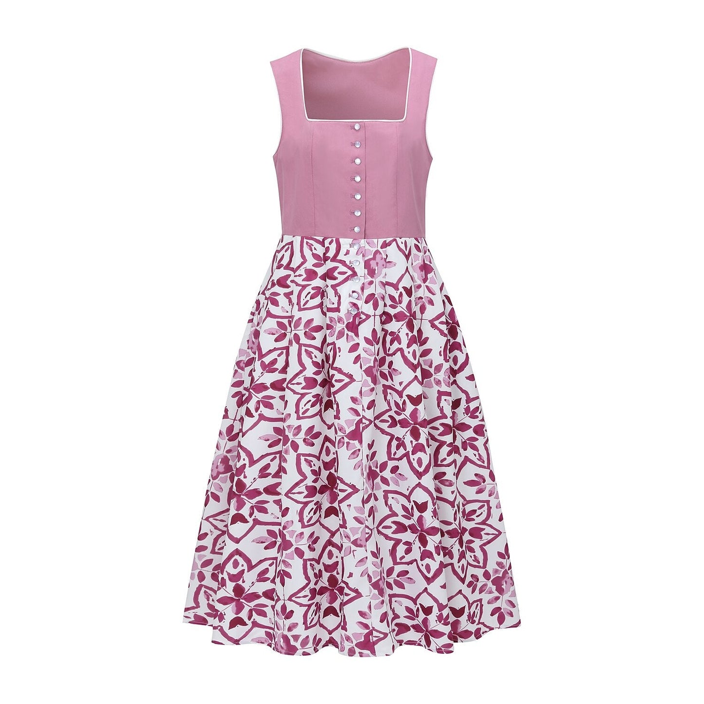 Traditionelles bayerisches Dirndlkleid mit Schürze 3