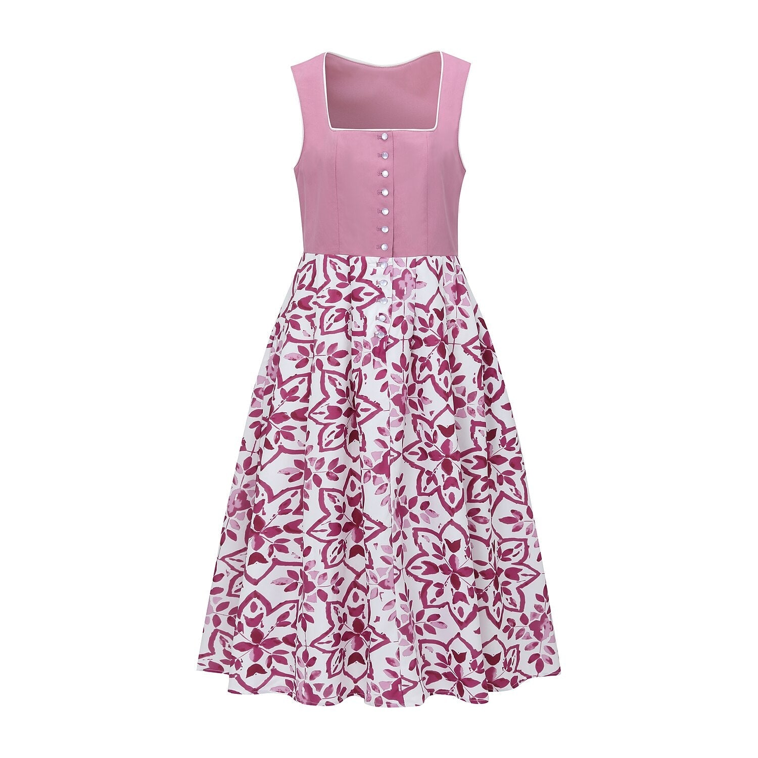 Traditionelles bayerisches Dirndlkleid mit Schürze 3