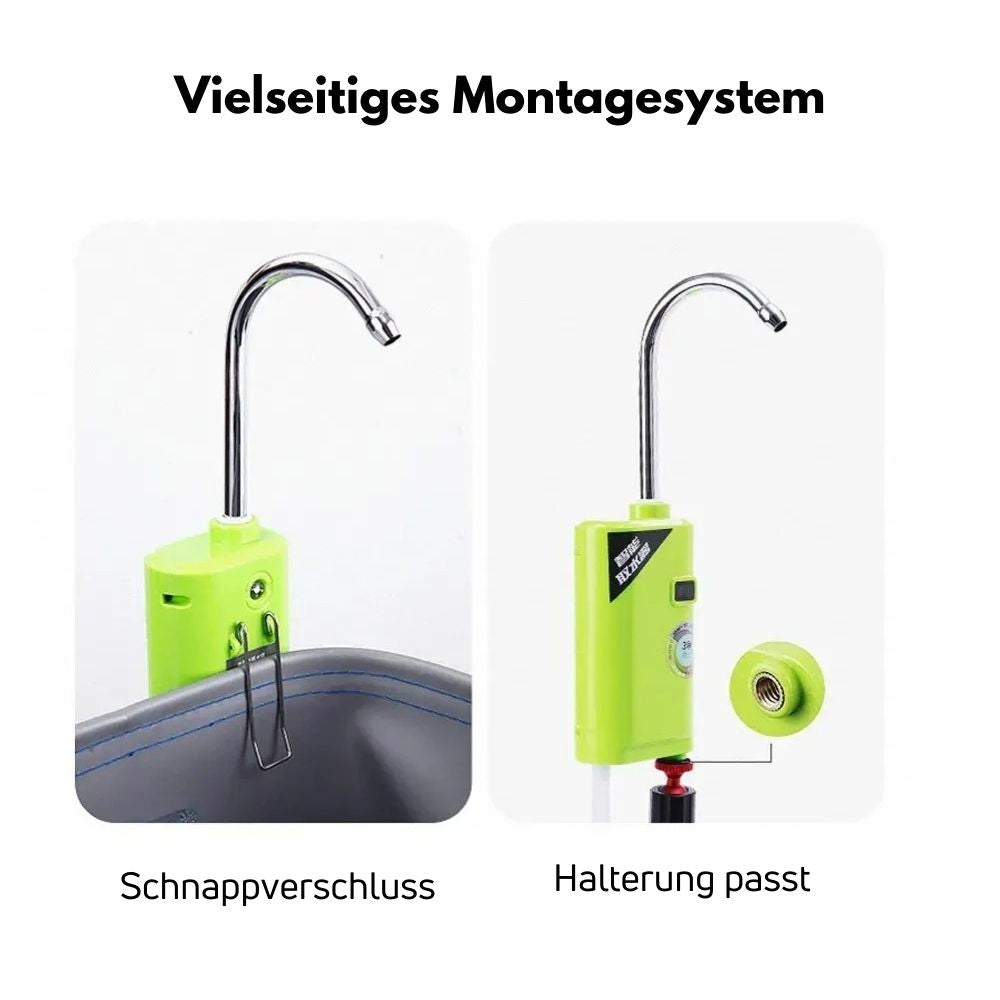 Tragbare Wasserpumpe Camping Outdoor Sensorsteuerung Wiederaufladbar Leicht 2