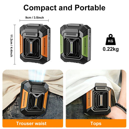 Tragbarer Clipventilator 3-in-1 mit LED und Powerbank 4000 mAh für Camping und Outdoor 2