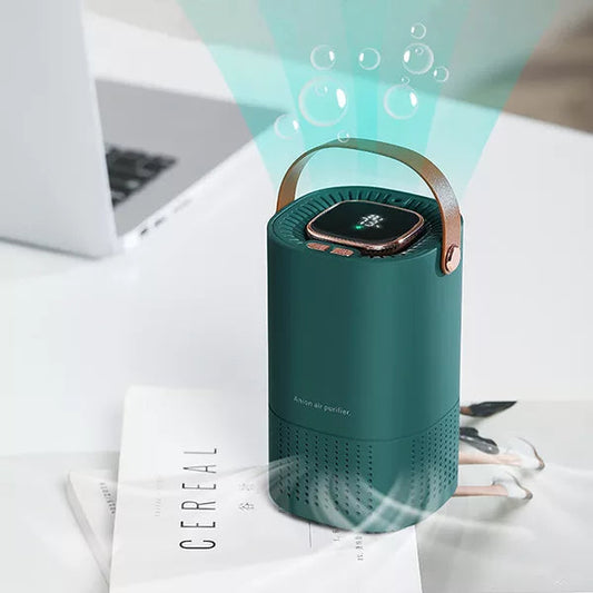 Tragbarer HEPA Luftreiniger mit USB-Stromversorgung – Kompakt, leise, ideal für Büro und Auto, entfernt Allergene und Schadstoffe 4