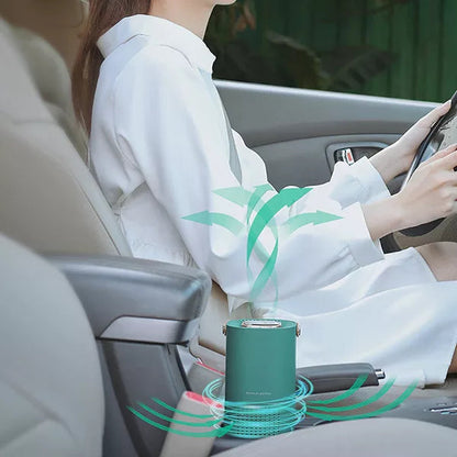 Tragbarer HEPA Luftreiniger mit USB-Stromversorgung – Kompakt, leise, ideal für Büro und Auto, entfernt Allergene und Schadstoffe 5