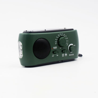 Tragbares Notfallradio mit AM/FM/NOAA, USB-Ladegerät, LED-Taschenlampe – Wasserfest für Camping und Outdoor 1