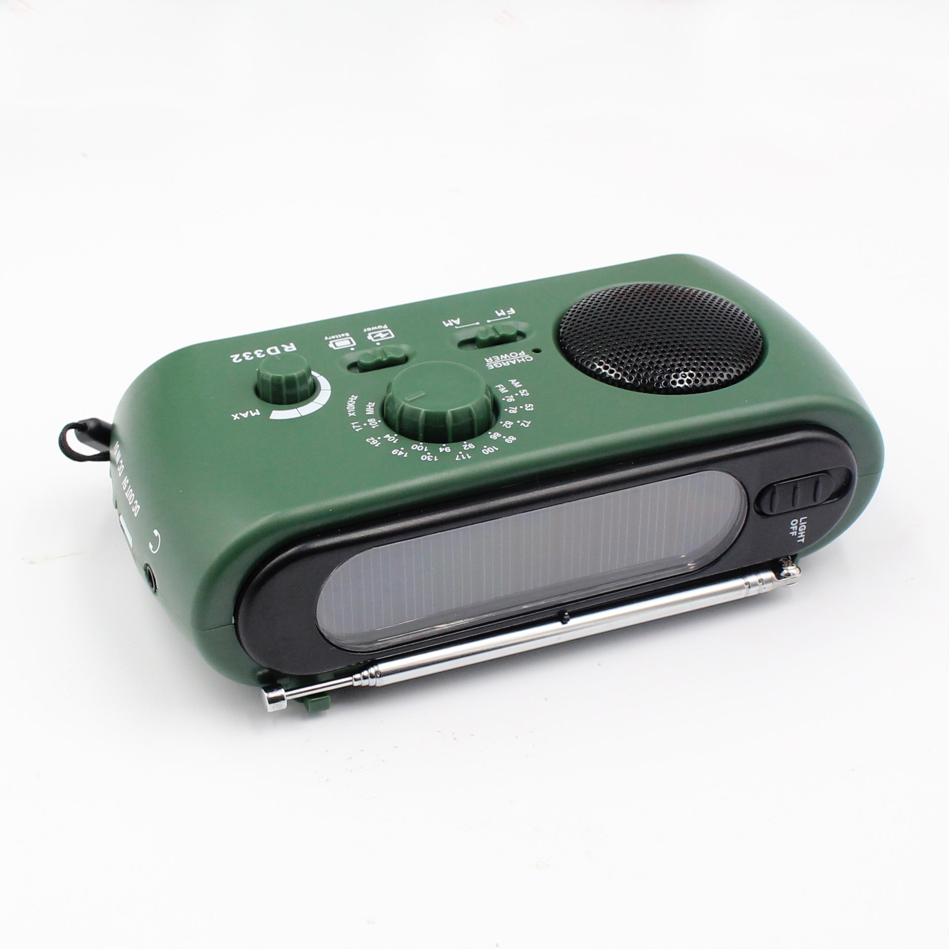 Tragbares Notfallradio mit AM/FM/NOAA, USB-Ladegerät, LED-Taschenlampe – Wasserfest für Camping und Outdoor 2