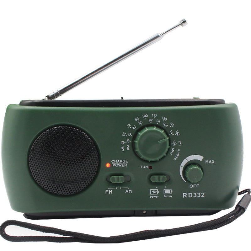 Tragbares Notfallradio mit AM/FM/NOAA, USB-Ladegerät, LED-Taschenlampe – Wasserfest für Camping und Outdoor 4