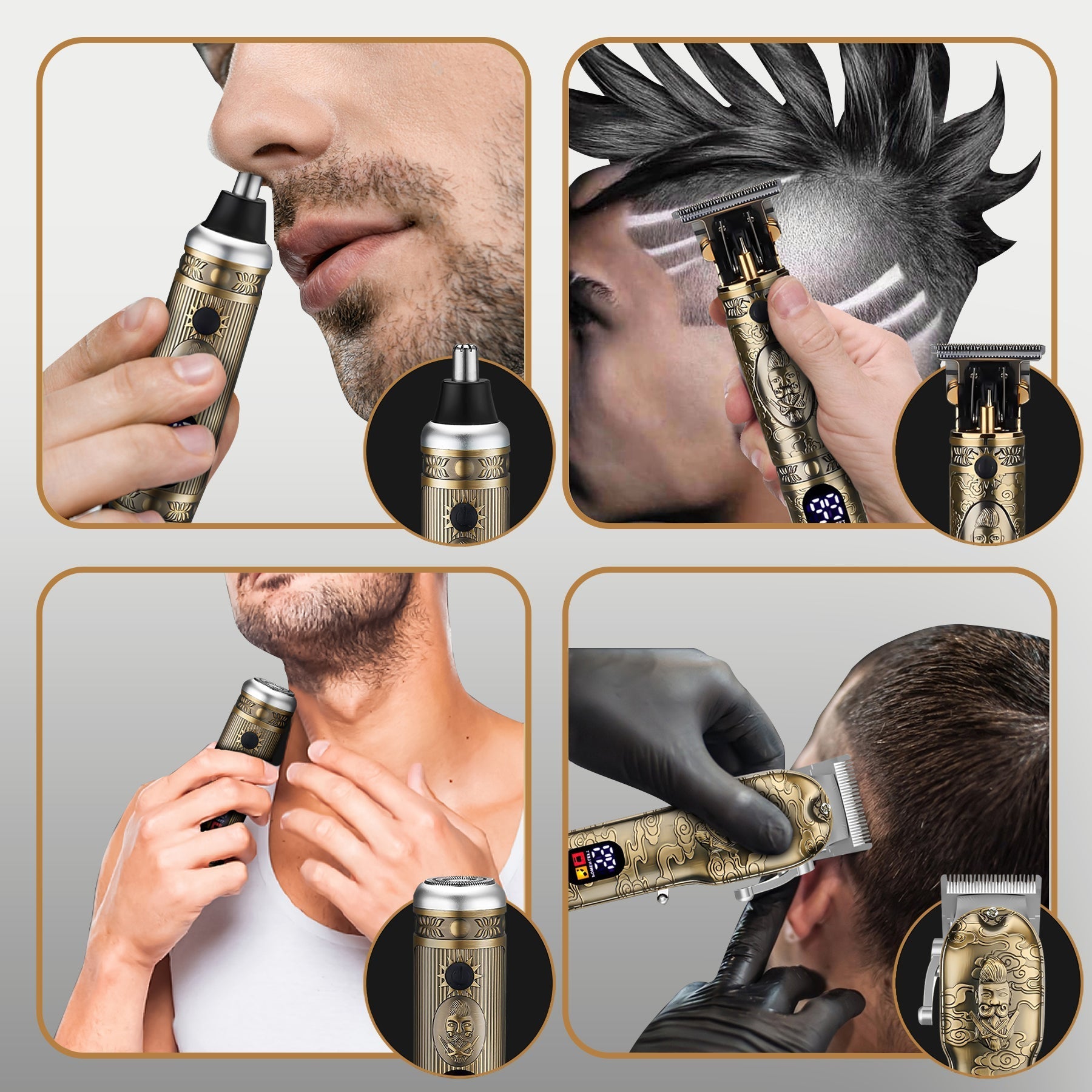TrimMaster – 4-in-1-Profi-Haarschneideset 5