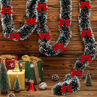 TwinkleTinsel – 2er Set LED-Weihnachtslichterketten mit Batteriebeleuchtung 5