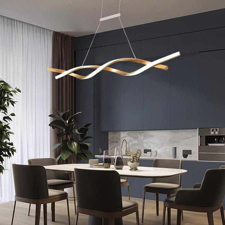TwirlLuxe – Moderner Spiral-Kronleuchter 4