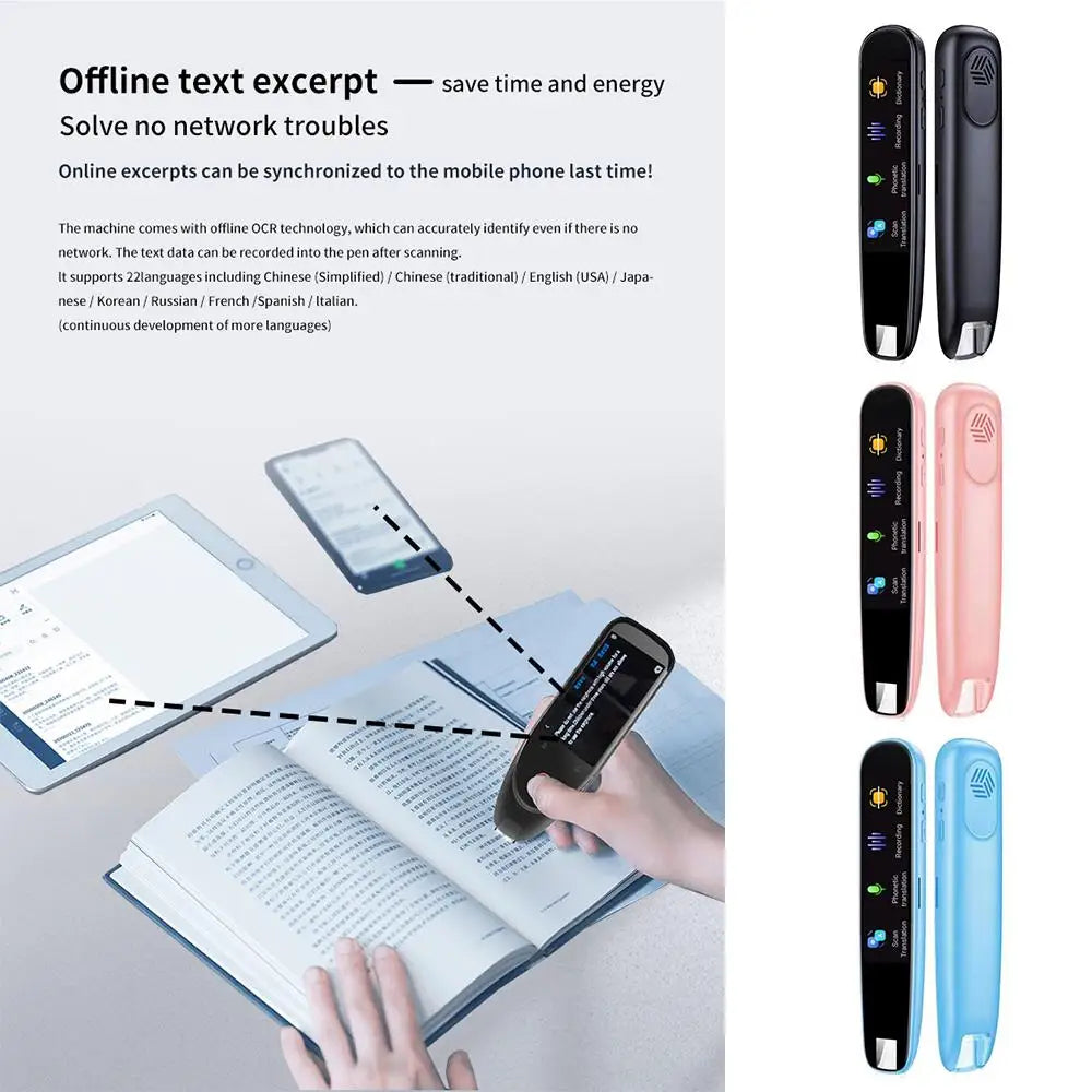 Übersetzungsstift mit Text-to-Speech und Offline-Funktion – Scannen und Übersetzen in über 55 Sprachen 2