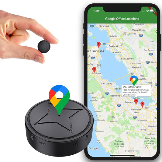Ultrakompakter magnetischer GPS-Tracker zur Fahrzeugortung – Echtzeit-Ortungsgerät für Haustiere und Wertgegenstände 0