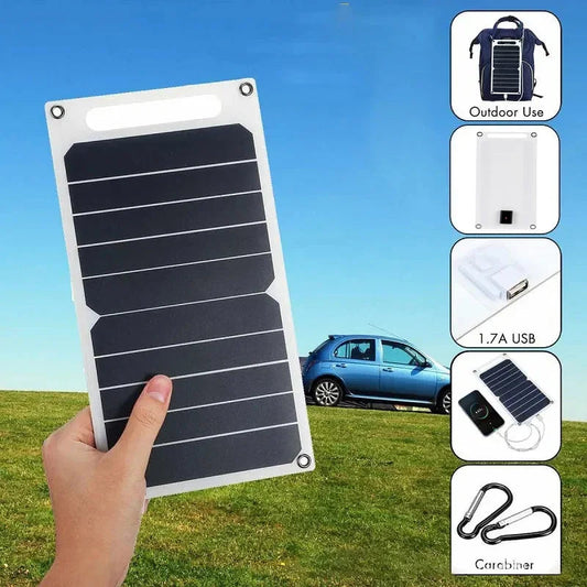 Ultrathin Solar Ladegerät für Handys – Wetterfest, Tragbar, 6W Leistung für Outdoor-Aktivitäten 3