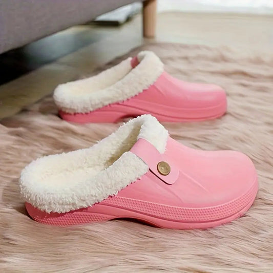 Unisex Clogs Fleecegefüttert Komfortabel Rutschfeste Sohle 0