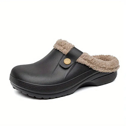 Unisex Clogs Fleecegefüttert Komfortabel Rutschfeste Sohle 2