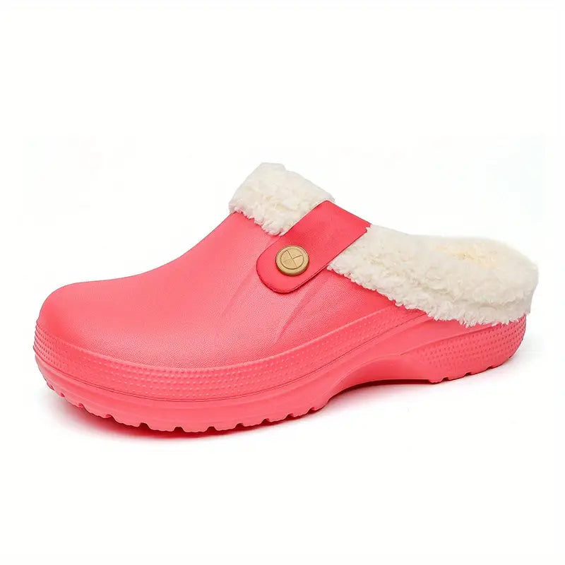 Unisex Clogs Fleecegefüttert Komfortabel Rutschfeste Sohle 4