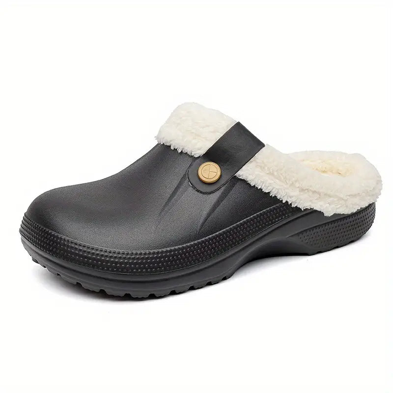 Unisex Clogs Fleecegefüttert Komfortabel Rutschfeste Sohle 7