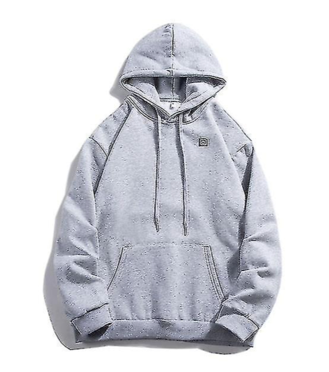 Unisex Heiz-Hoodie Leicht Atmungsaktiv Mit USB-Anschluss Baumwolle Polyester 1