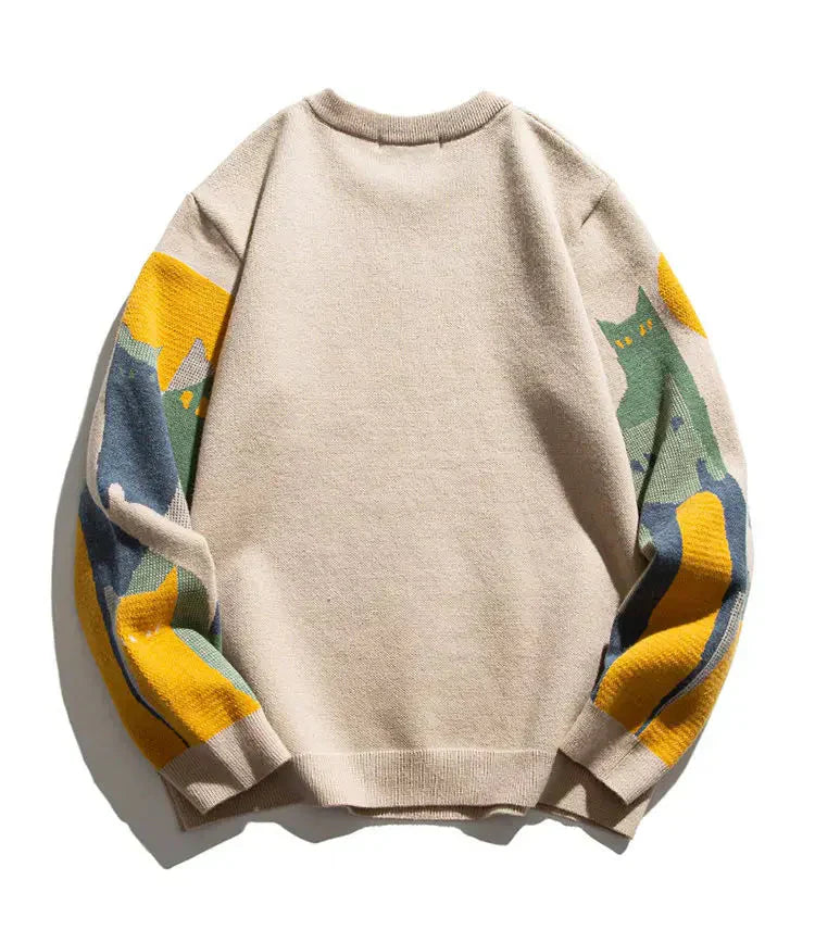 Unisex Katzenpullover Moonlit Design Weiches Atmungsaktives Material 2