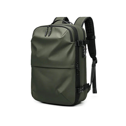 Unisex Laptop Rucksack 60L Anti-Diebstahl Wasserdicht Oxford mit Vakuumkompression 12