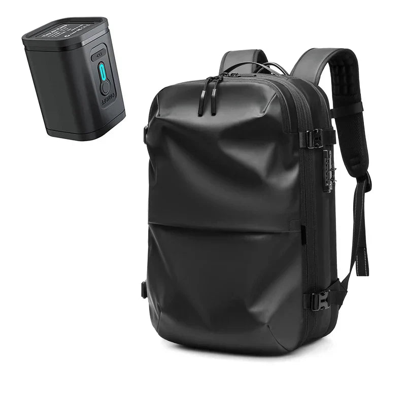 Unisex Laptop Rucksack 60L Anti-Diebstahl Wasserdicht Oxford mit Vakuumkompression 3