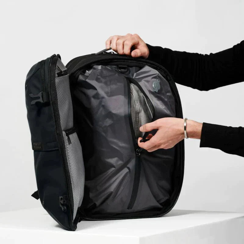 Unisex Laptop Rucksack 60L Anti-Diebstahl Wasserdicht Oxford mit Vakuumkompression 4