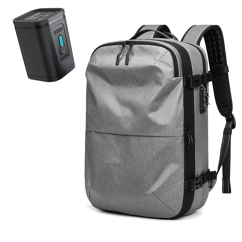 Unisex Laptop Rucksack 60L Anti-Diebstahl Wasserdicht Oxford mit Vakuumkompression 9