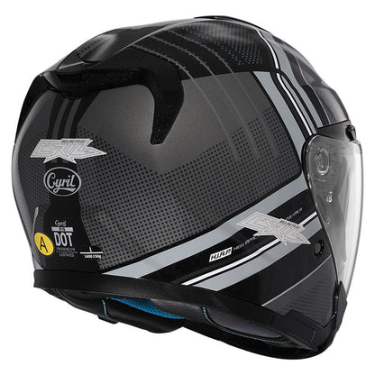 Unisex Motorcycle Helmet Lightweight ABS Dual Visor Aerodynamic Design 5