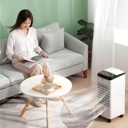 Multifunctional air cooler with high capacity – 4-in-1 system with 12L water tank & ice compartments | Refreshing cooling | Ideal for home