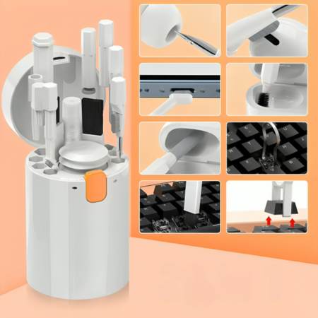 Set de limpieza 20 en 1 para dispositivos – Kit de limpieza compacto para teclados, pantallas y auriculares