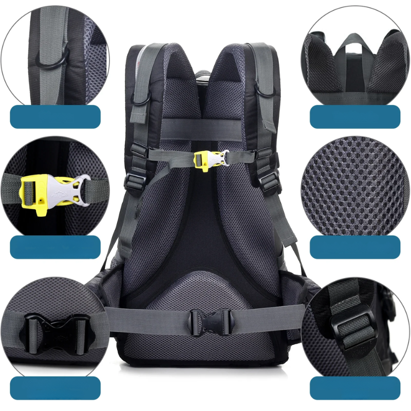 BergFrei Rucksack – Ultraleichter, wasserdichter Wanderrucksack für höchsten Komfort